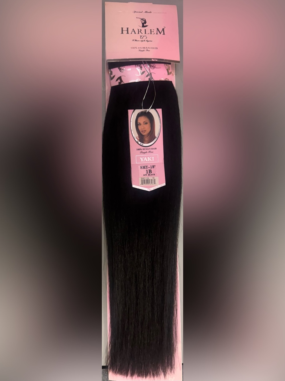 Harlem 125. 100% human hair. Straight yaki.